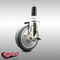 Service Caster 5 Inch 316SS Thermoplastic Rubber Swivel 1-1/4 Inch Expanding Stem Caster Brake SCC-SS316EX20S514-TPRB-TLB-114 - alternate 3